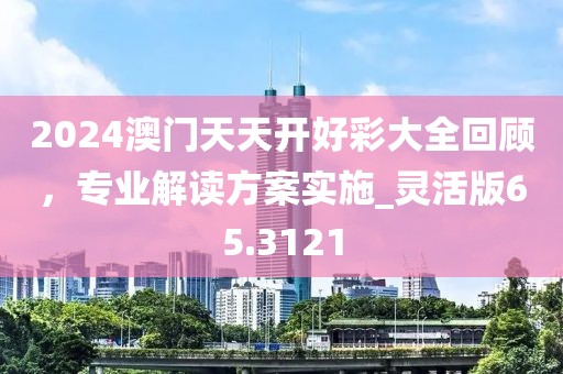 2024澳门天天开好彩大全回顾，专业解读方案实施_灵活版65.3121