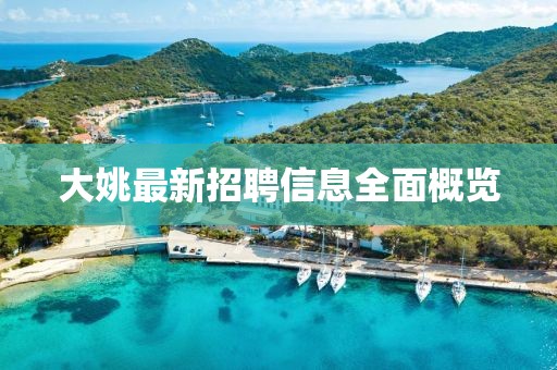 大姚最新招聘信息全面概览