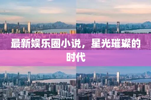 最新娱乐圈小说，星光璀璨的时代