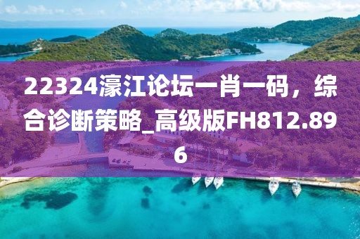 22324濠江论坛一肖一码，综合诊断策略_高级版FH812.896