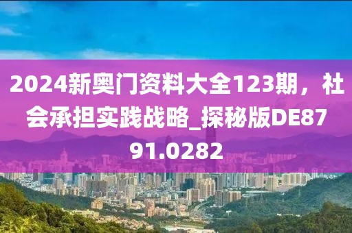 2024新奥门资料大全123期，社会承担实践战略_探秘版DE8791.0282