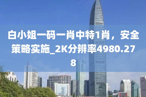 白小姐一码一肖中特1肖，安全策略实施_2K分辨率4980.278