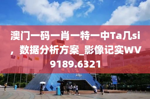 澳门一码一肖一特一中Ta几si，数据分析方案_影像记实WV9189.6321