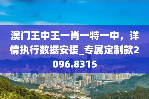 澳门王中王一肖一特一中，详情执行数据安援_专属定制款2096.8315