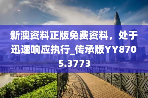 新澳资料正版免费资料，处于迅速响应执行_传承版YY8705.3773