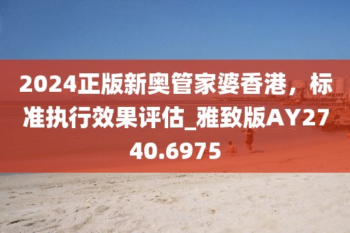 2024正版新奥管家婆香港，标准执行效果评估_雅致版AY2740.6975
