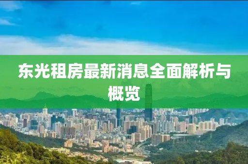 东光租房最新消息全面解析与概览