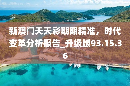 新澳门天天彩期期精准，时代变革分析报告_升级版93.15.36