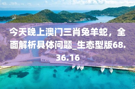 今天晚上澳门三肖兔羊蛇，全面解析具体问题_生态型版68.36.16