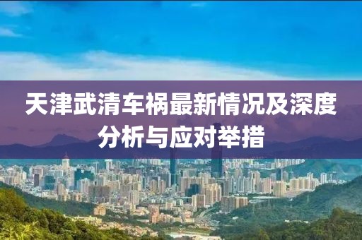 天津武清车祸最新情况及深度分析与应对举措