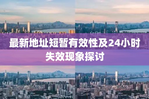 最新地址短暂有效性及24小时失效现象探讨